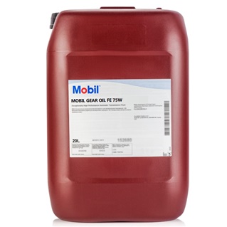 Mobil gear Oil FE 75W Pail 20 liter voorkant